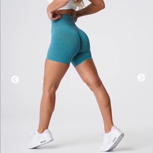 NVGTN Seamless Pro Shorts in Teal